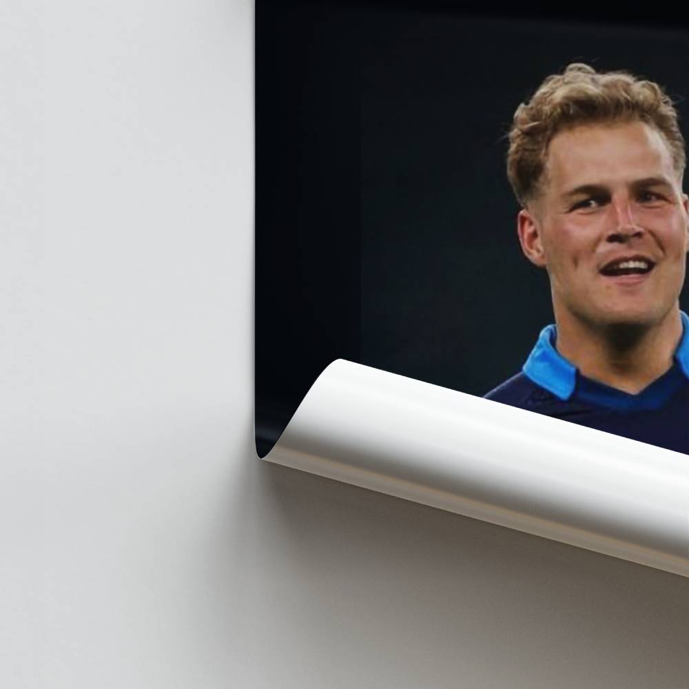 Poster Rugby Écossais Vintage