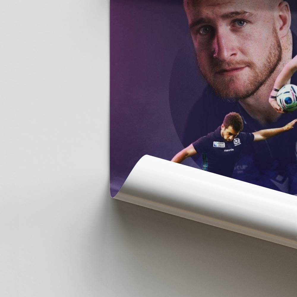 Poster Rugby Écosse Dynamique