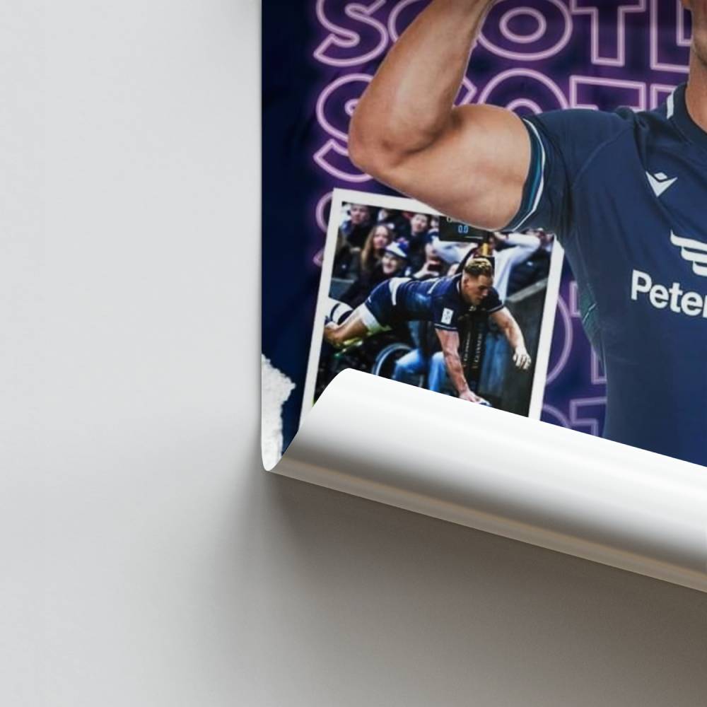 Poster Rugby Écossais Duhan