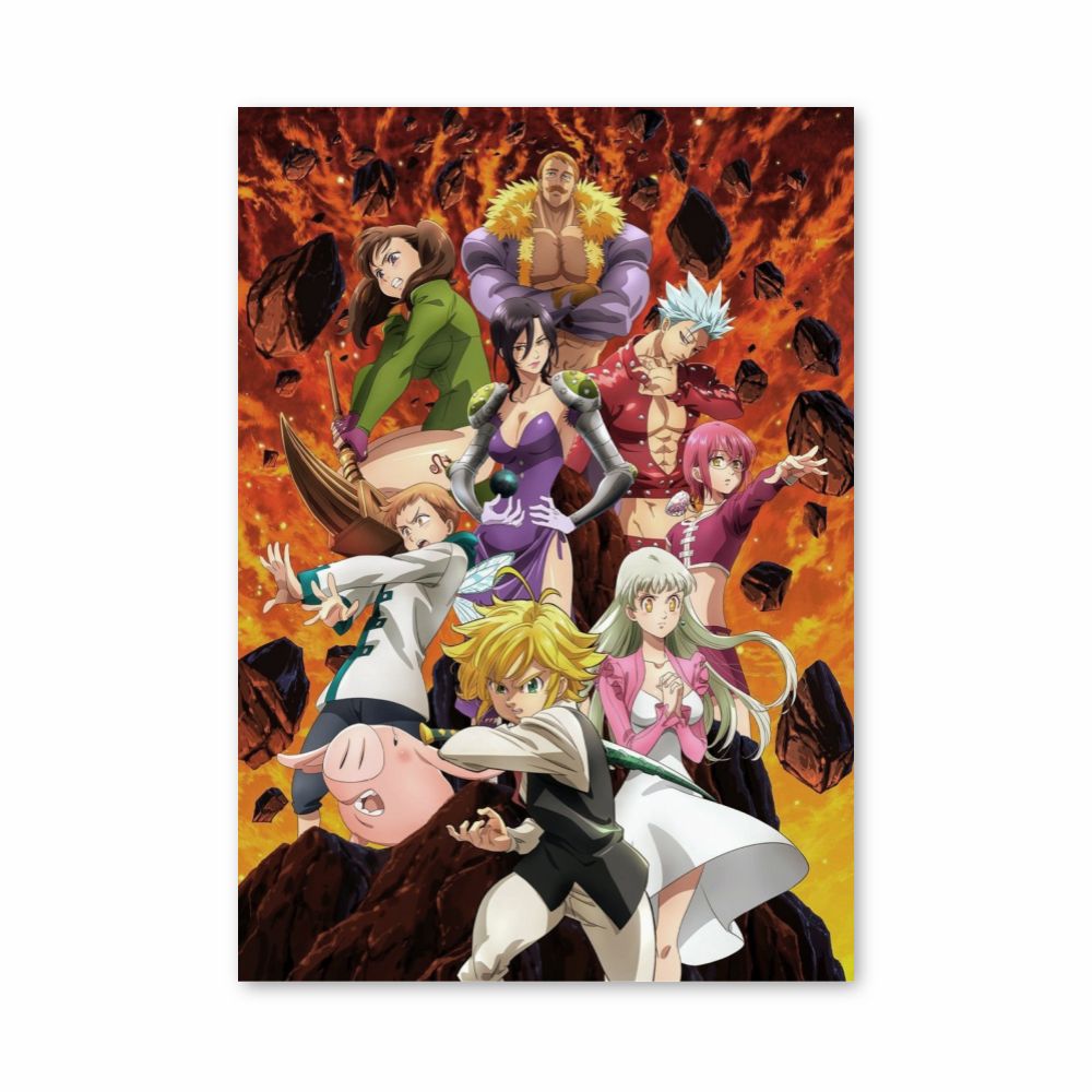 Poster Nanatsu no Taizai Combat Aesthetic Posters