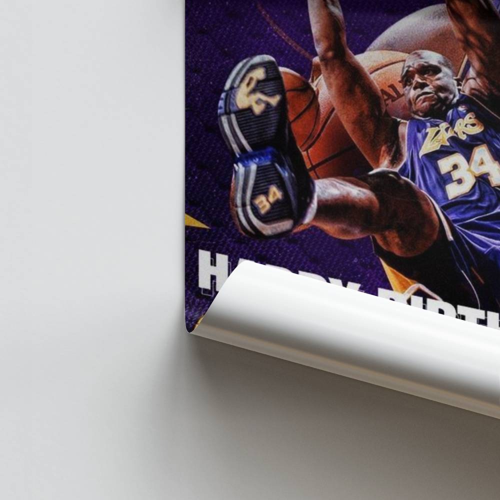 Poster Joyeux Anniversaire Shaq