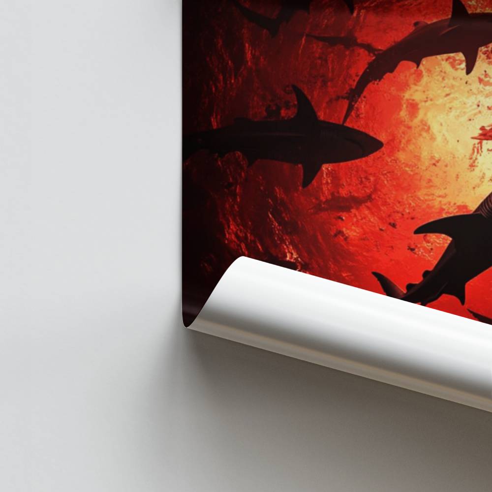 Poster Aube des Requins