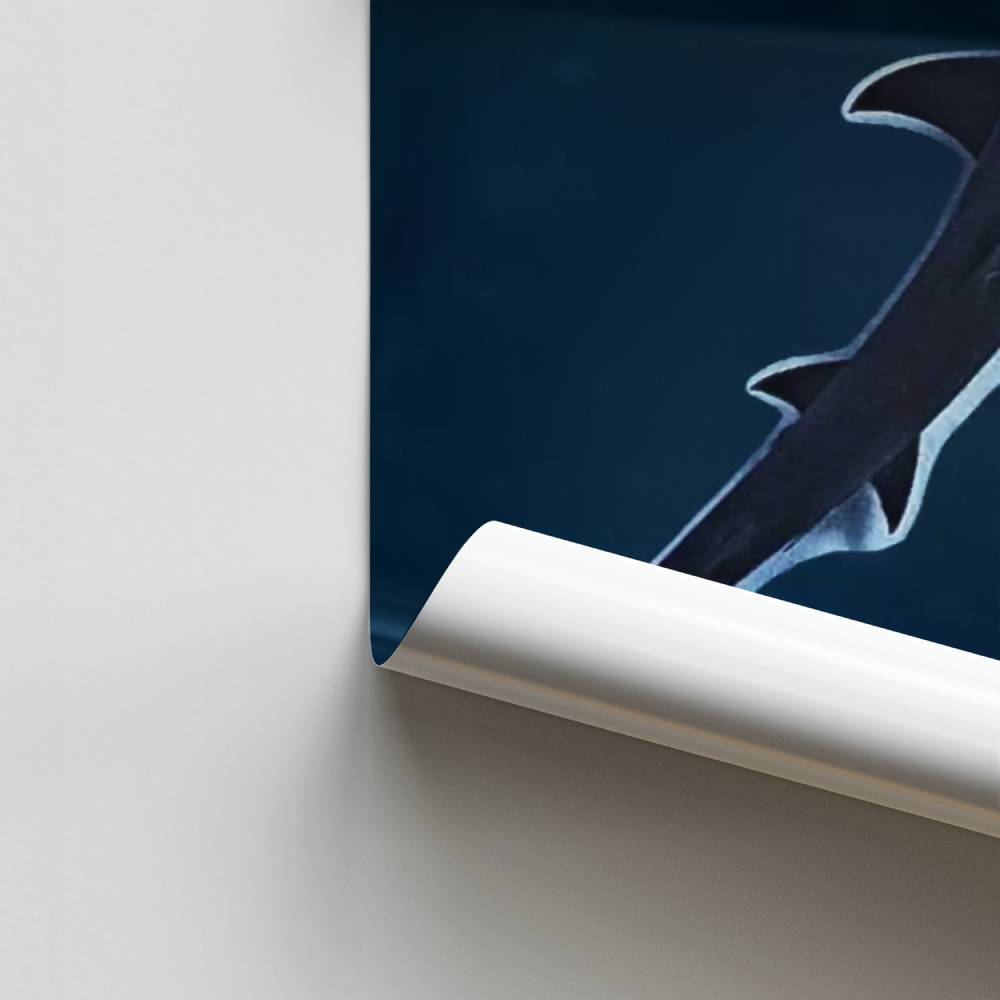 Poster Hammerhead Elegance