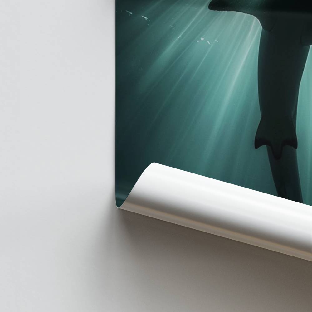 Poster Requin Lumière