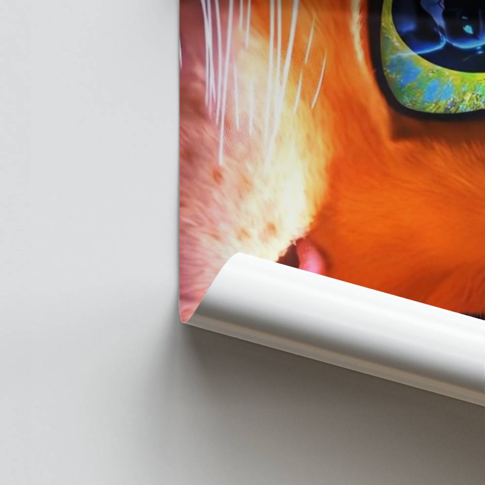 Poster Chat Potté Mignon