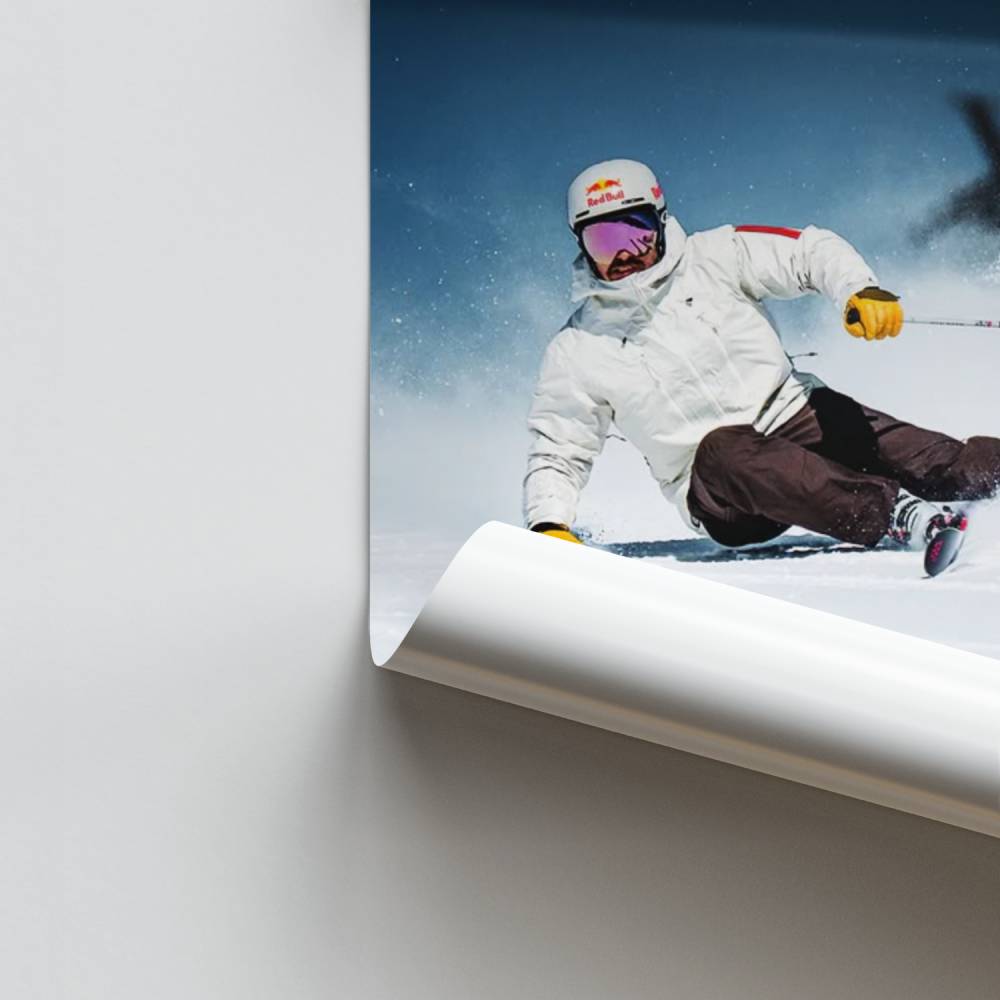 Poster Descente Glacée