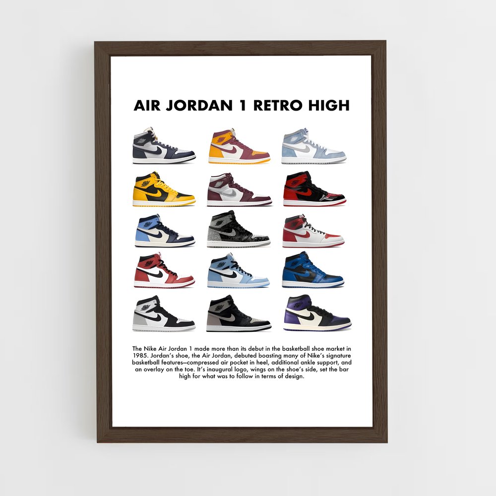 sneakers-23 cadre Bois foncé