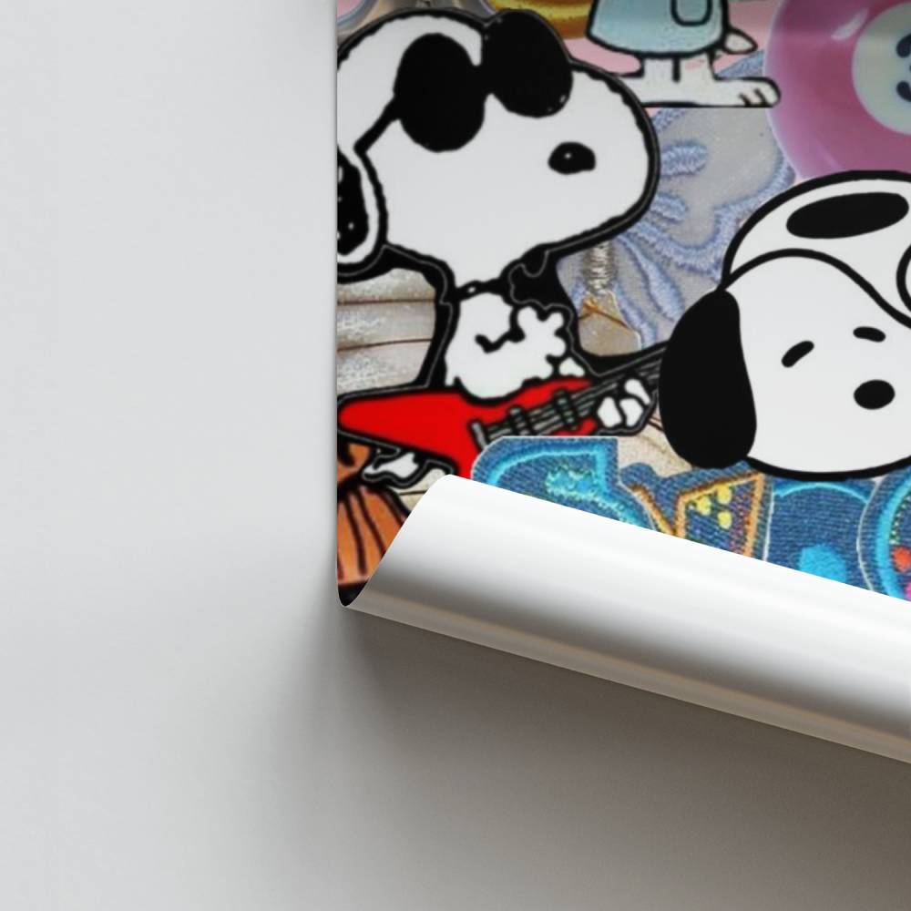 Poster Snoopy Vintage Pop