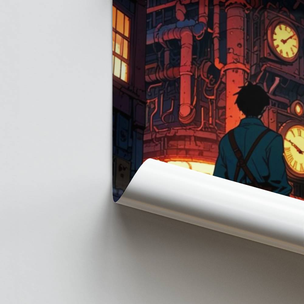 Poster Chronomachie Steampunk