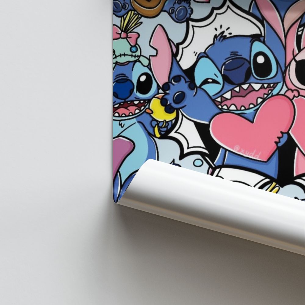 Poster Stitch Amour