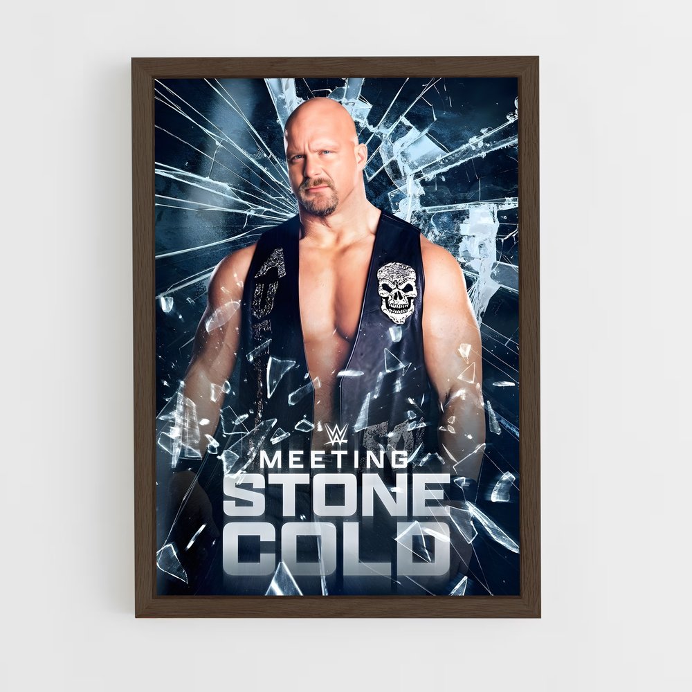 stone-cold-15 cadre Bois foncé