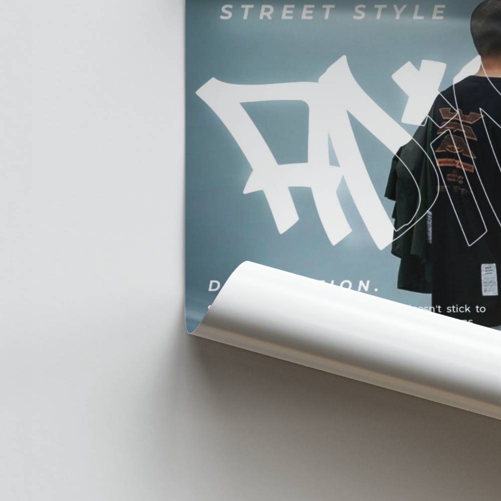 Poster Street Style Urbain