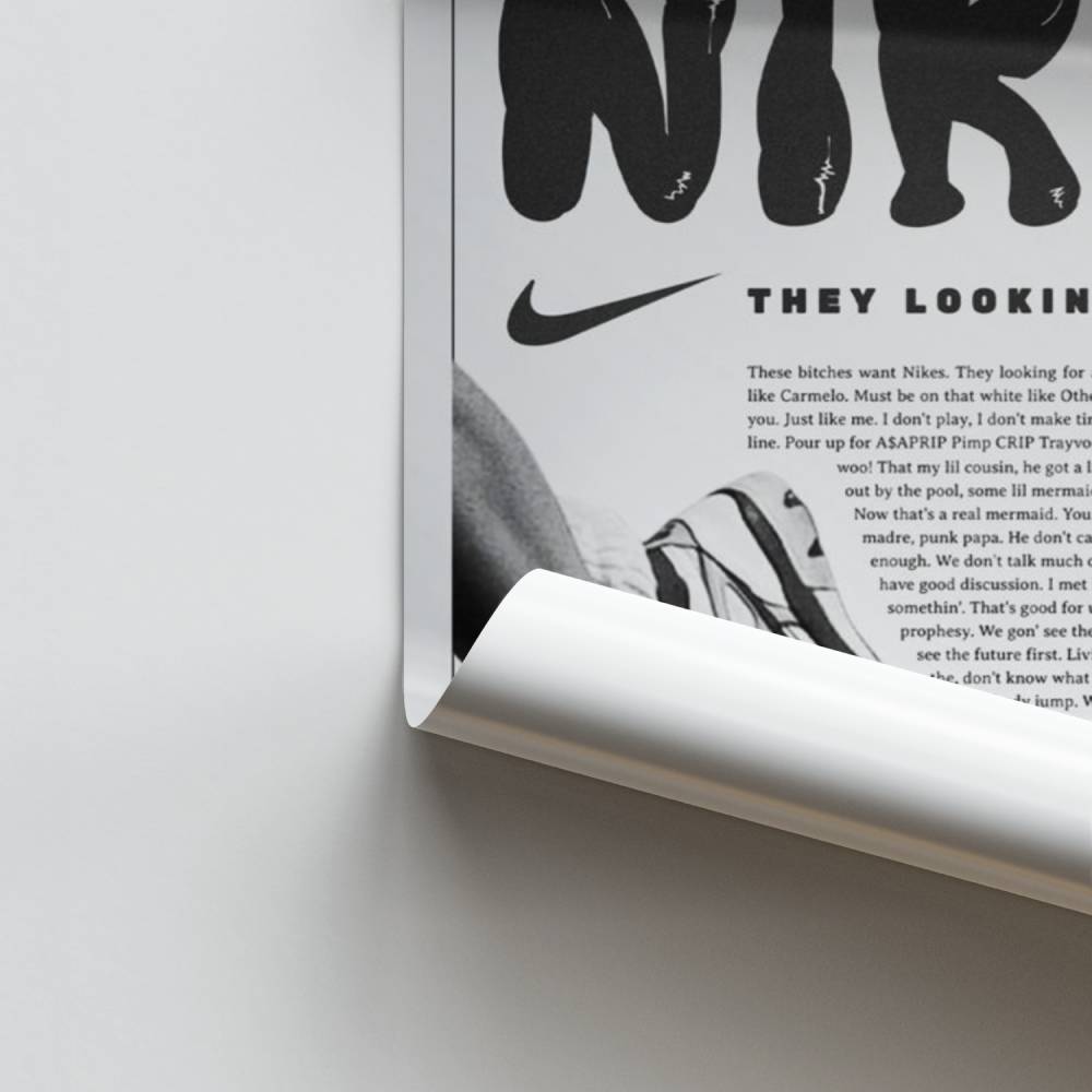 Poster Nikes Vintage Press