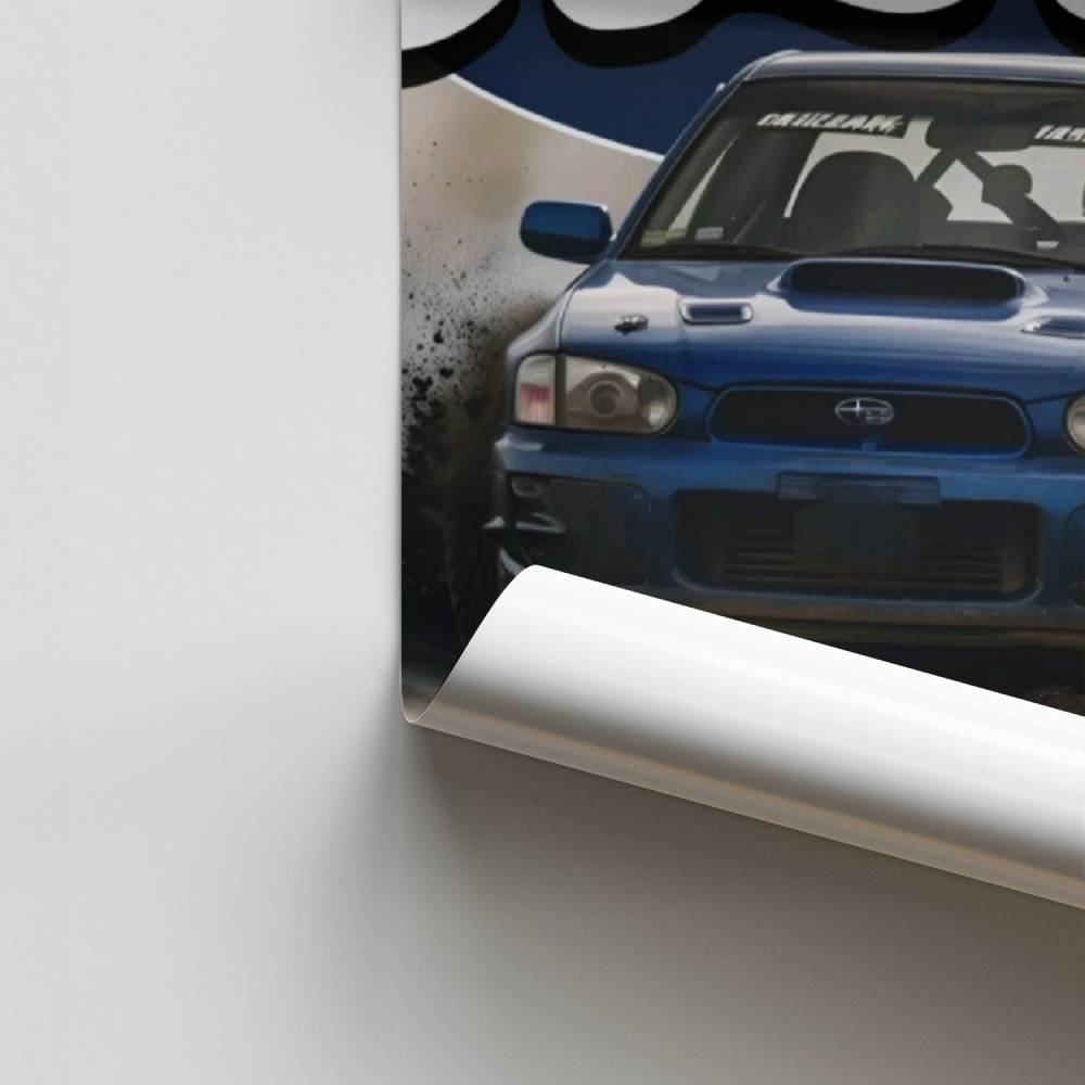 Poster Rally Blue
