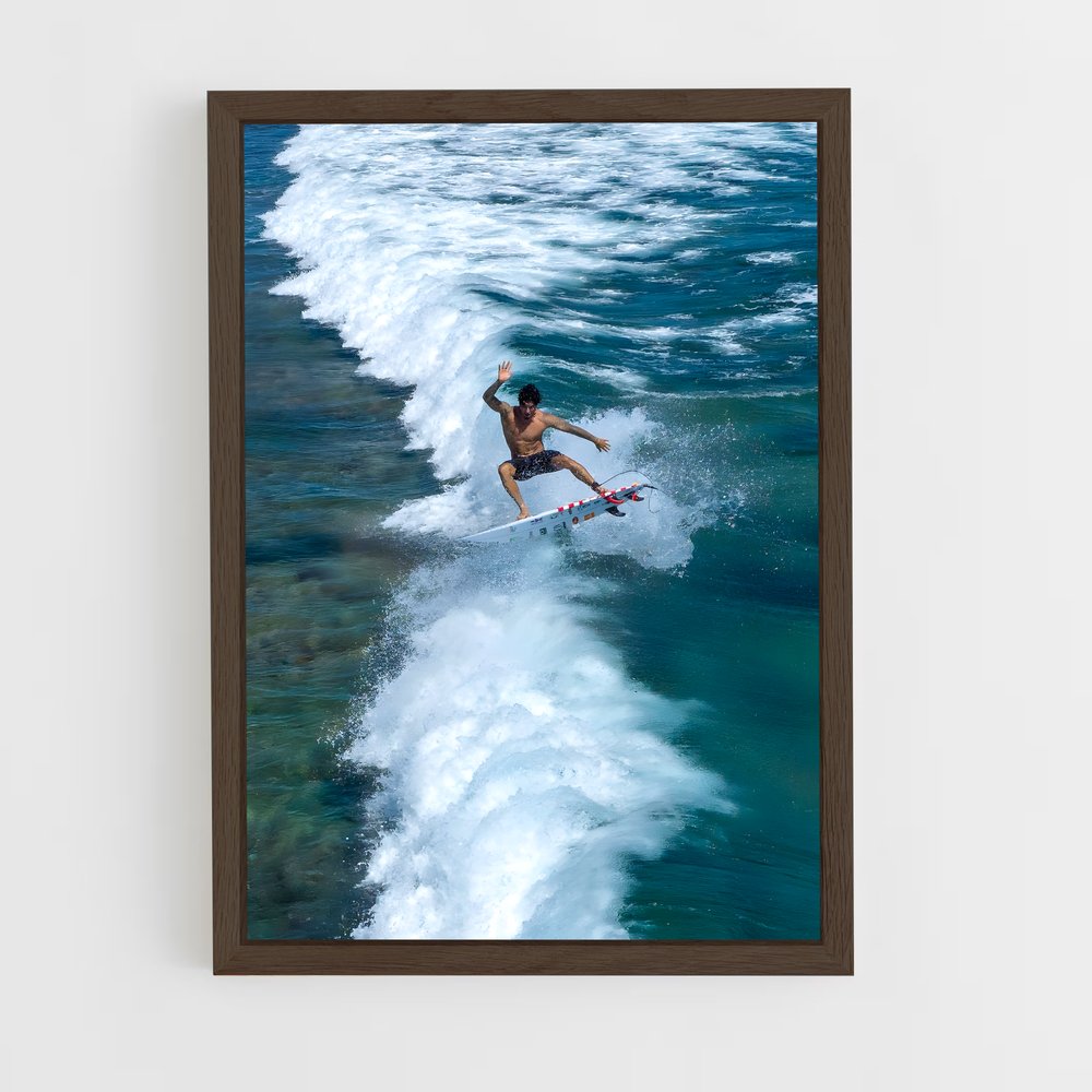 surf-11 cadre Bois foncé