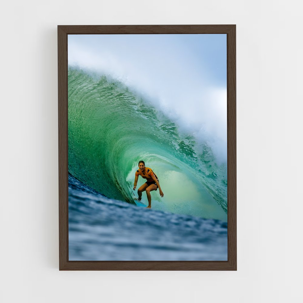 surf-13 cadre Bois foncé