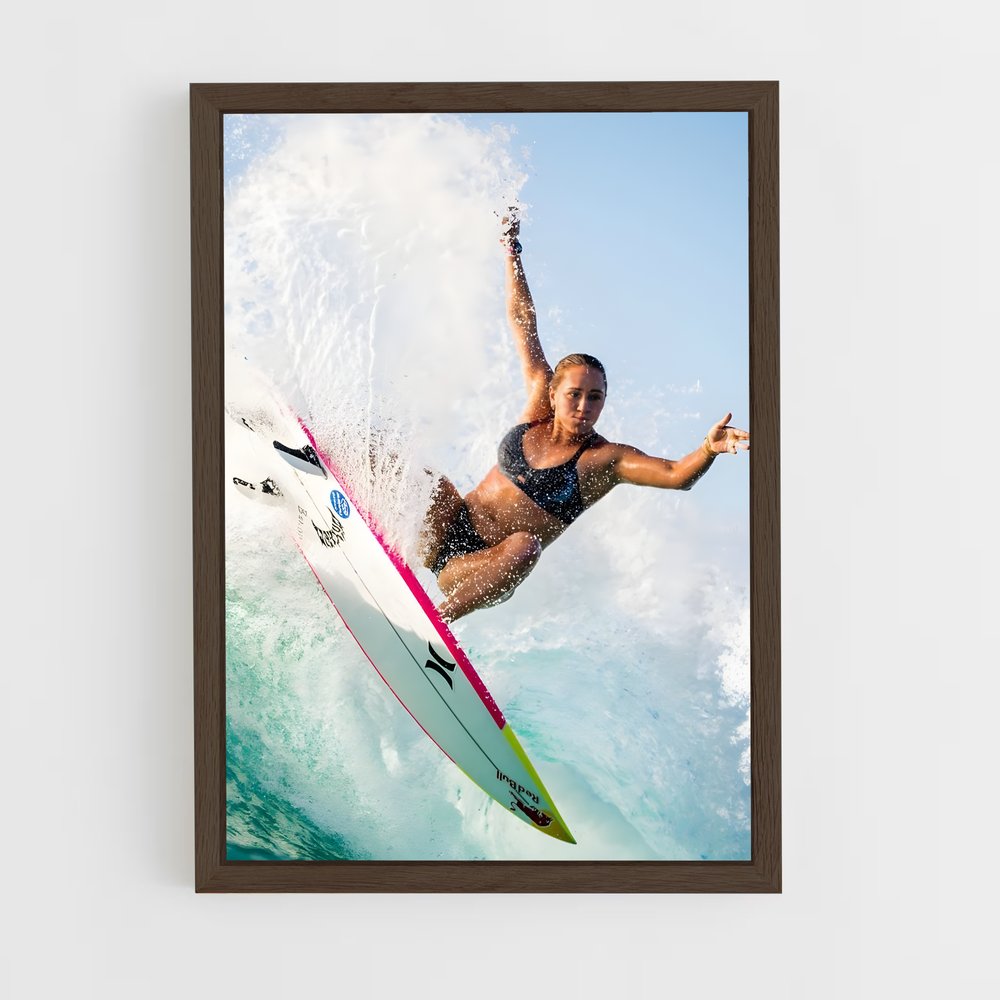 surf-15 cadre Bois foncé