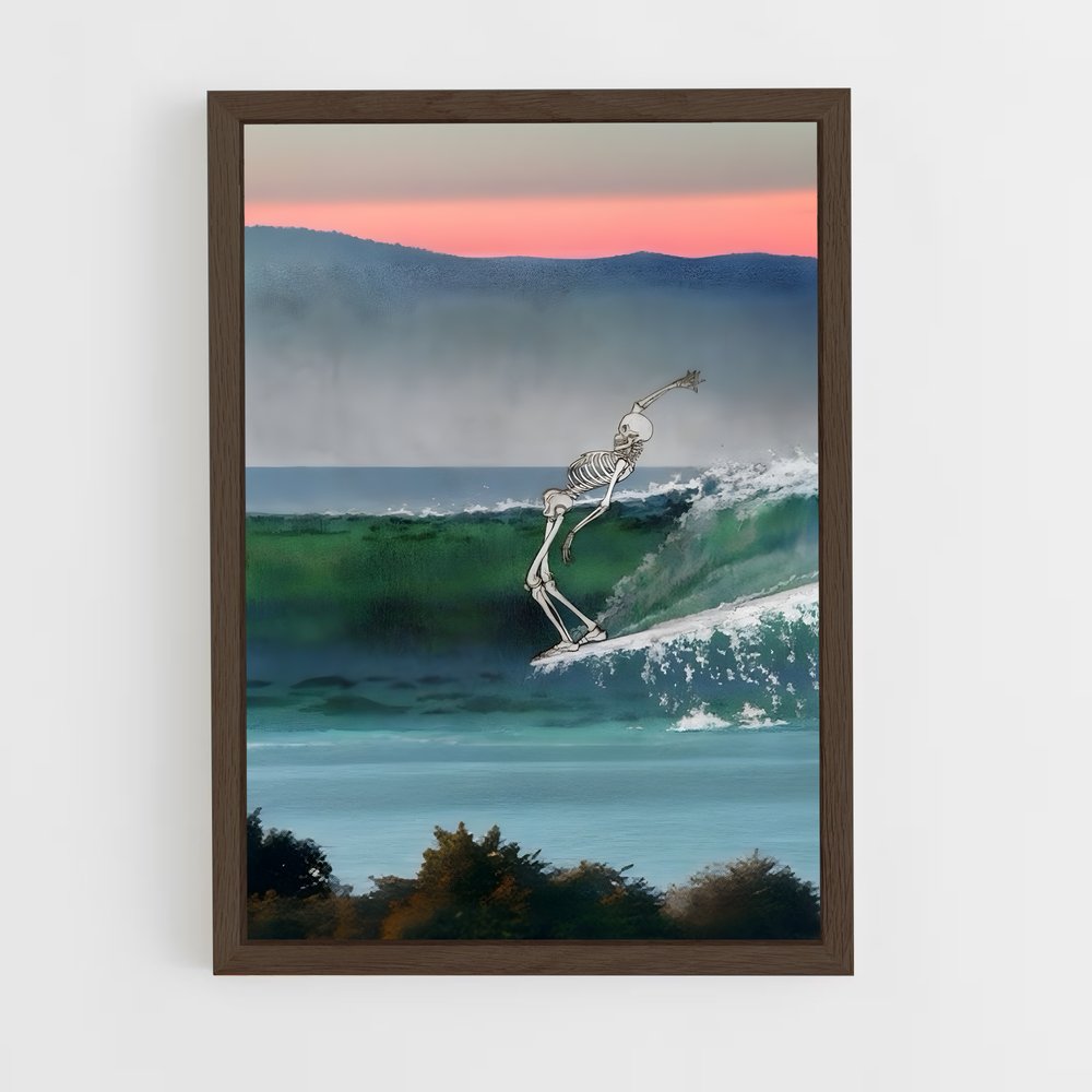 surf-19 cadre Bois foncé