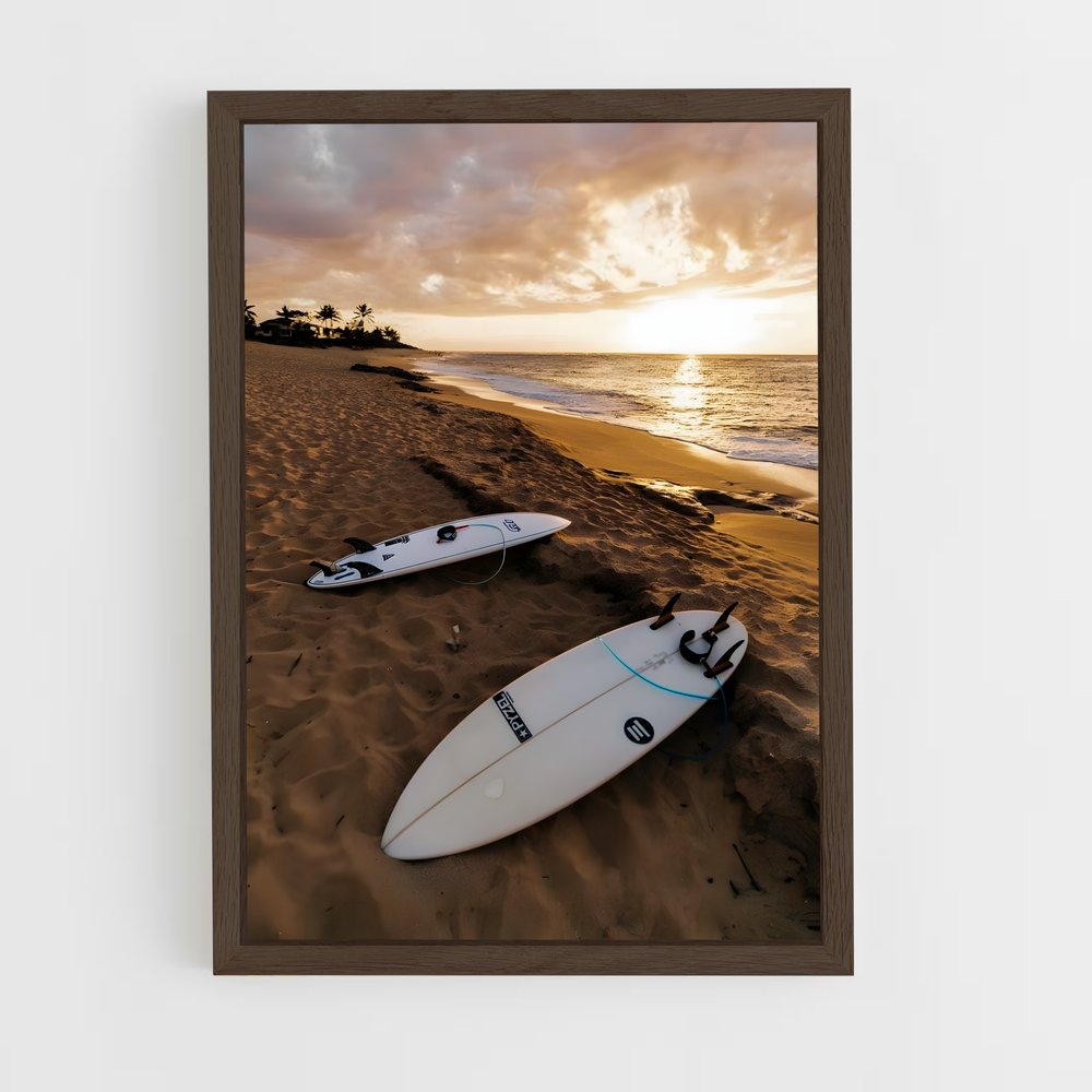 surf-2 cadre Bois foncé