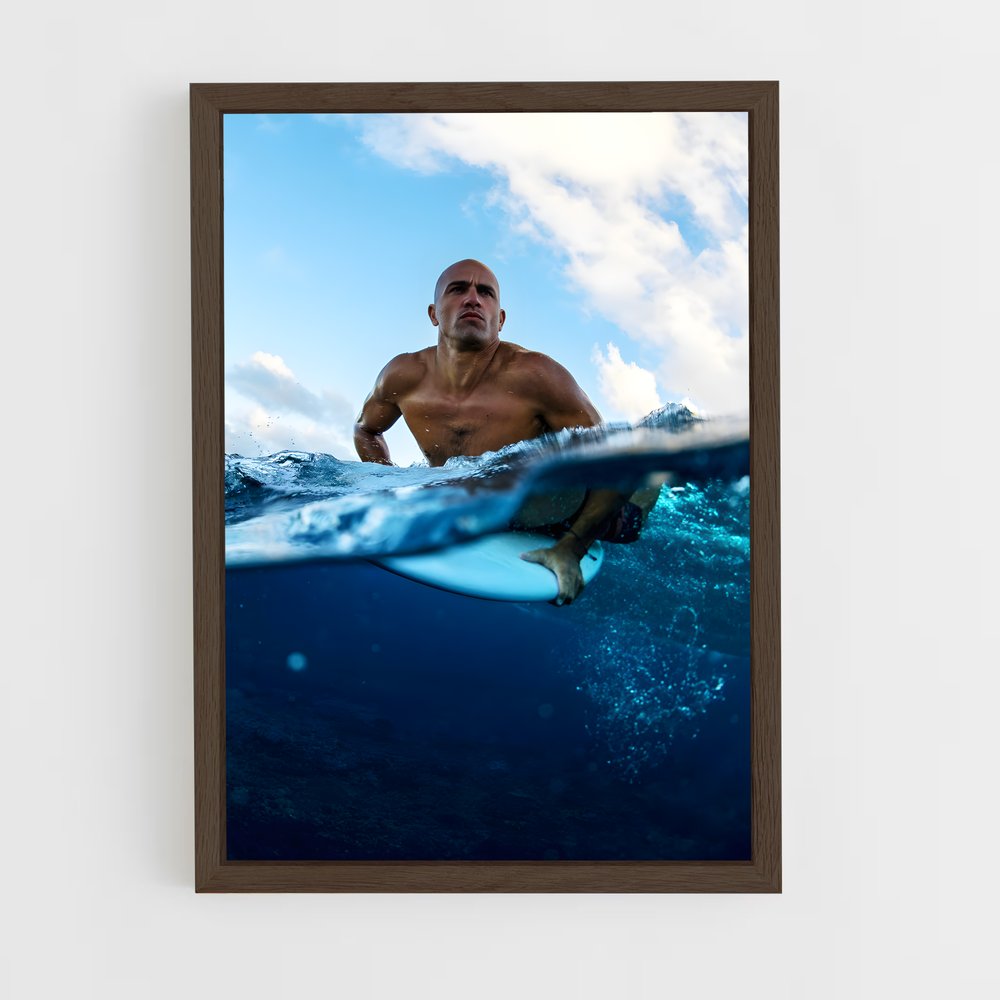 surf-9 cadre Bois foncé