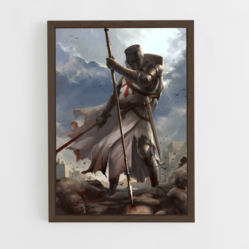 templar-3 cadre Bois foncé