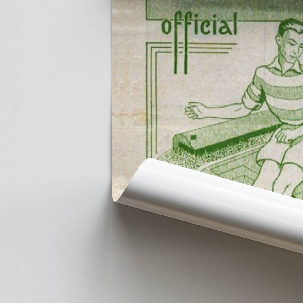 Poster Celtic Vintage Match