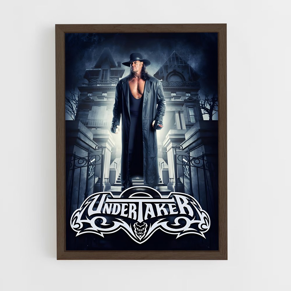 the-undertaker-6 cadre Bois foncé