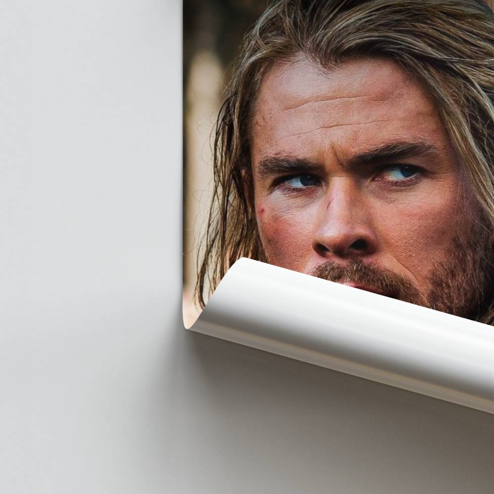 Poster Thor Cheveux Longs