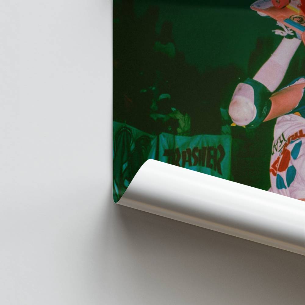 Poster Skateboard Aérien