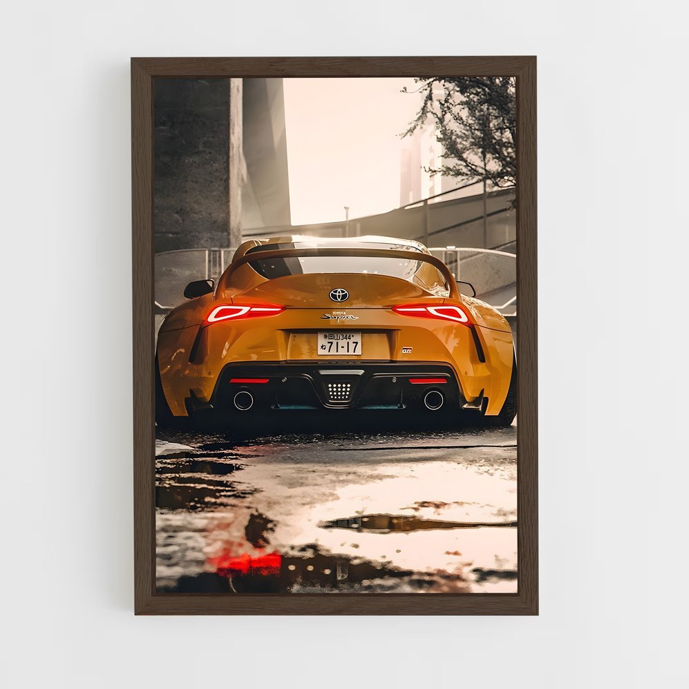 toyota-1 cadre Bois foncé