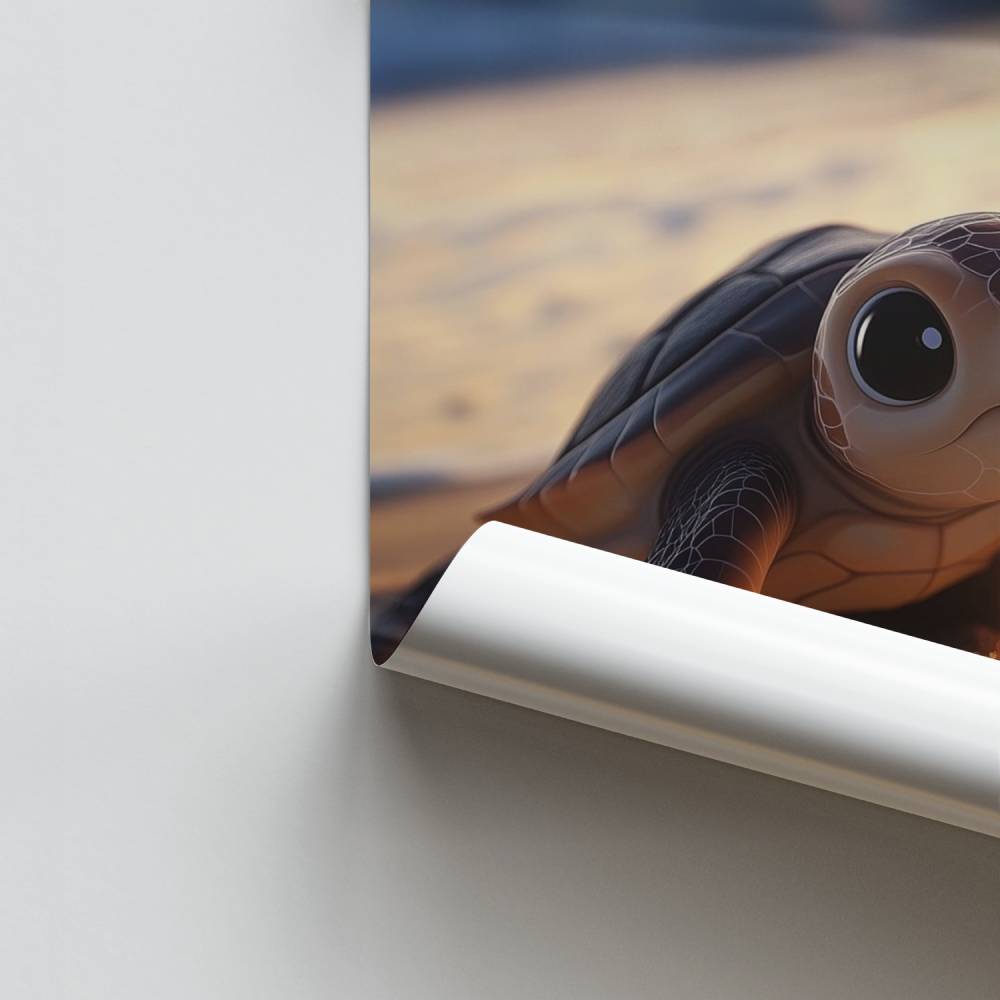 Poster Éveil Tortue