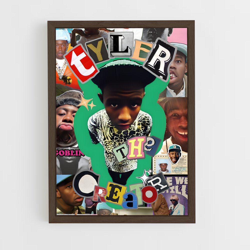 tyler-6 cadre Bois foncé