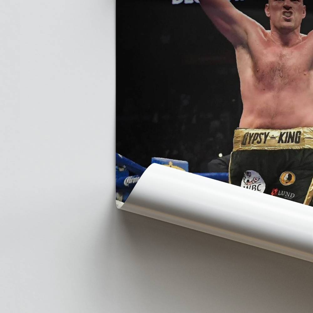 Poster Champion en Gants