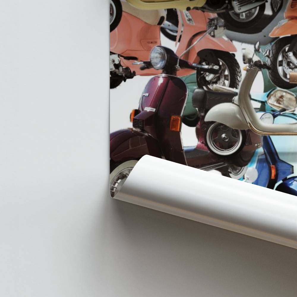 Poster Vespas Vintage