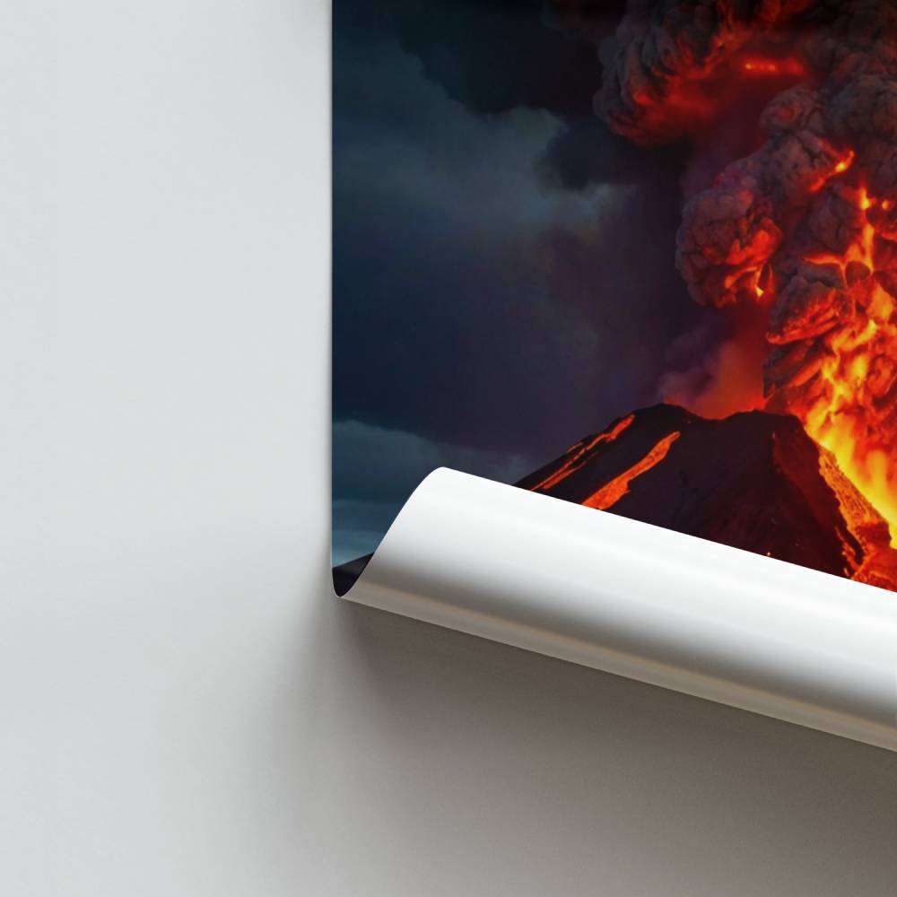 Poster Éruption Élémentaire