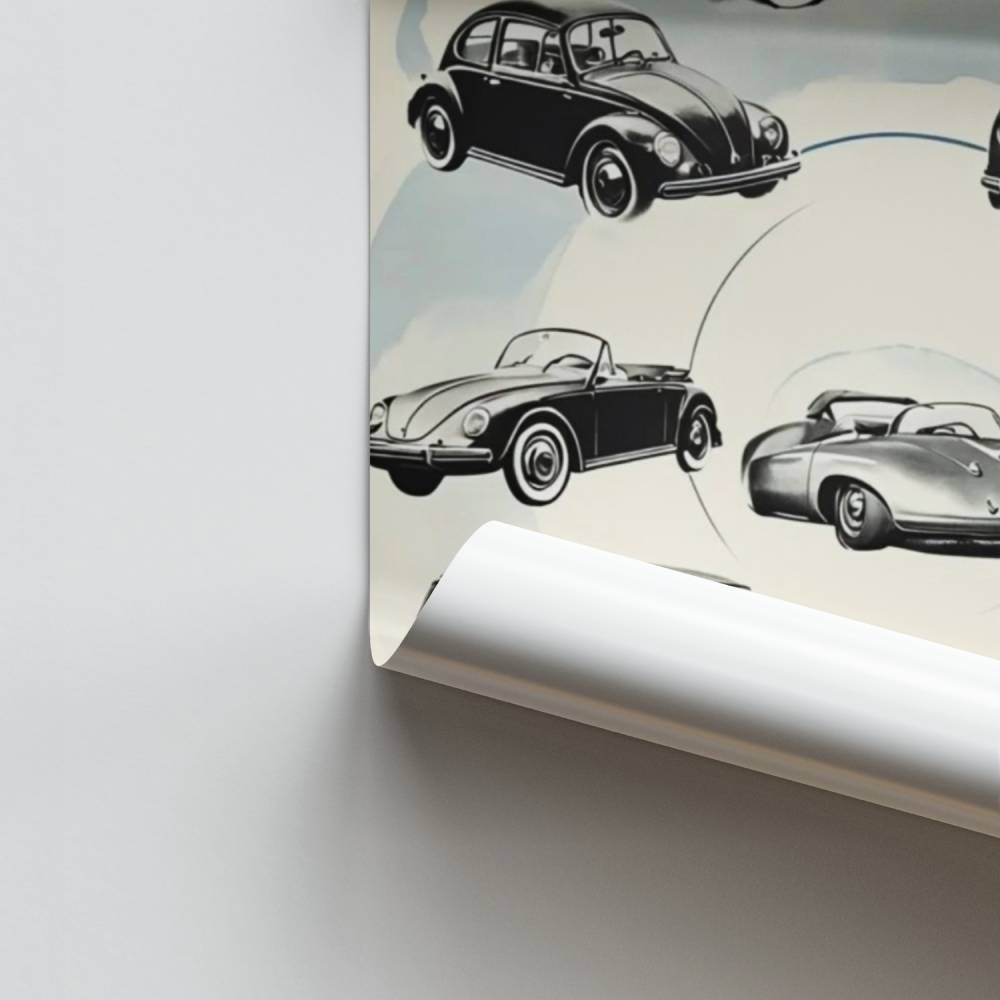 Poster Voitures Classiques Volkswagen