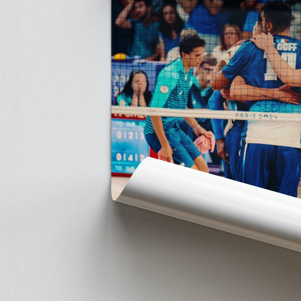 Poster Équipe Victoire Volleyball