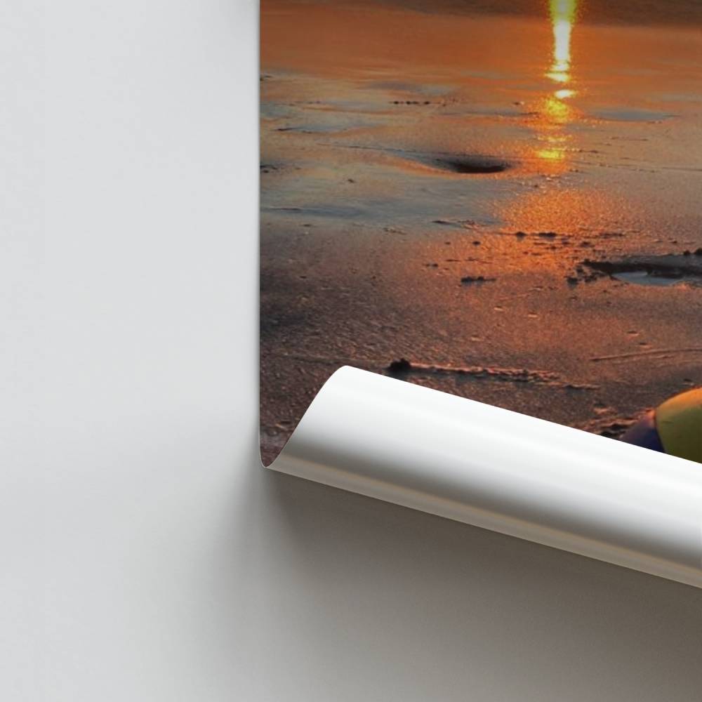 Poster Coucher de Soleil Volley