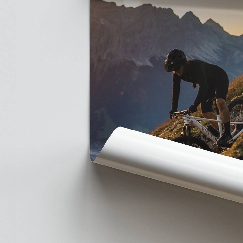 Poster Descente Alpine