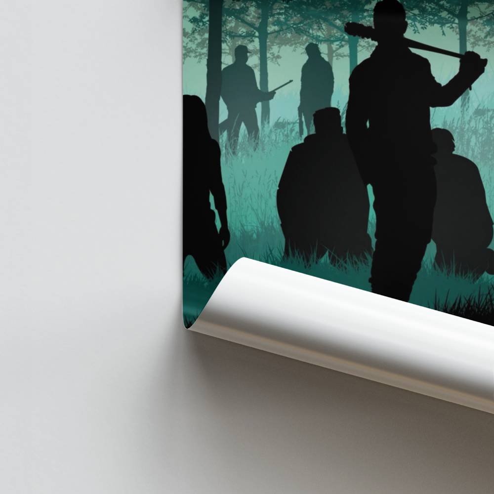 Poster Survivant Silhouette