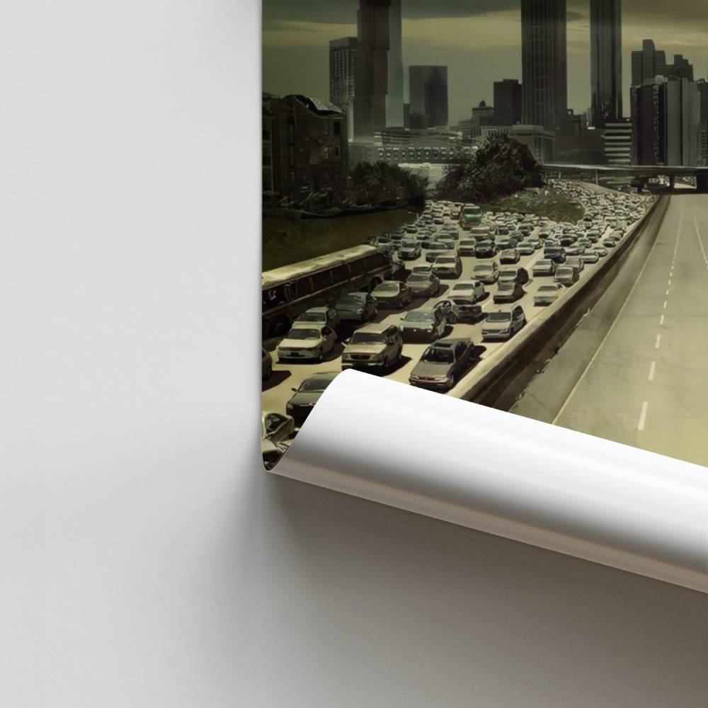 Poster Cavalier Urbain