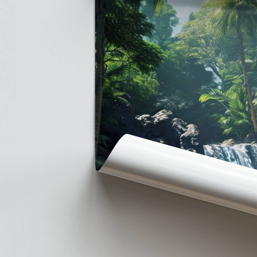 Poster Sérénité Cascade