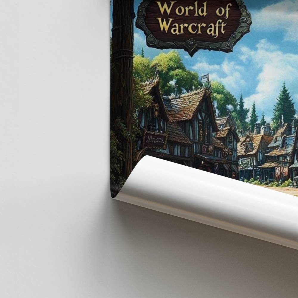 Poster Chemin World of Warcraft