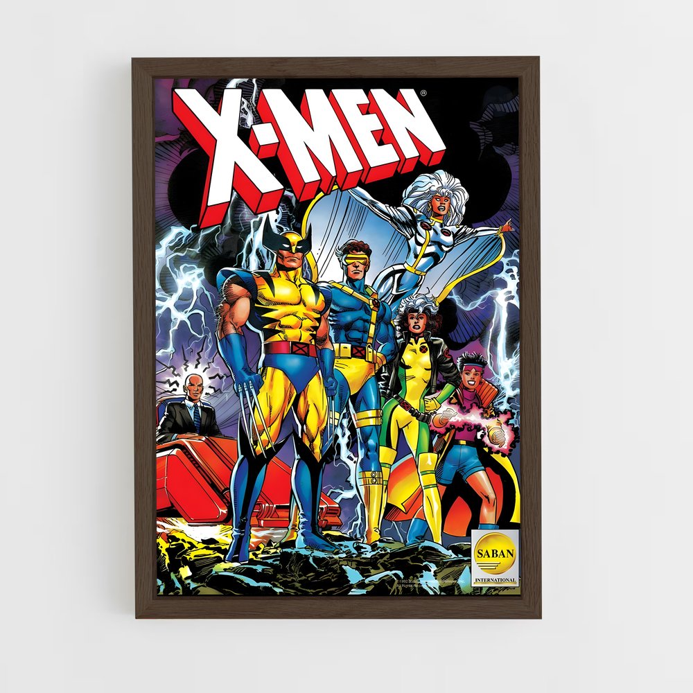xmen-13 cadre Bois foncé