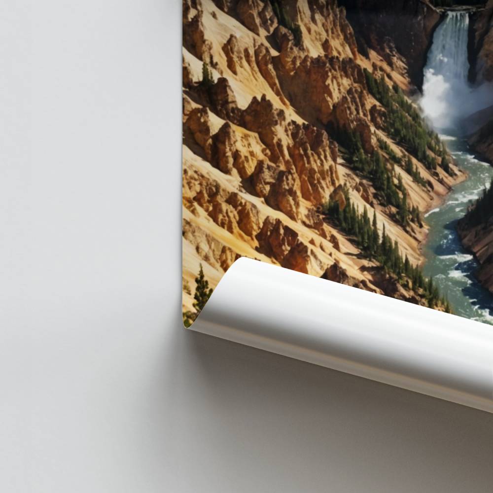 Poster Chutes de Yellowstone