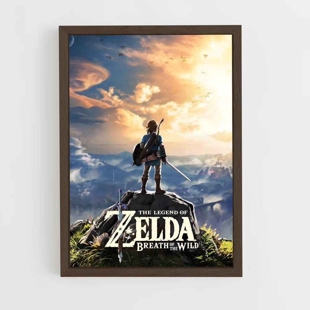 zelda-9 cadre Bois foncé