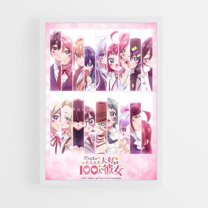 100-girlfriends-1 cadre Blanc