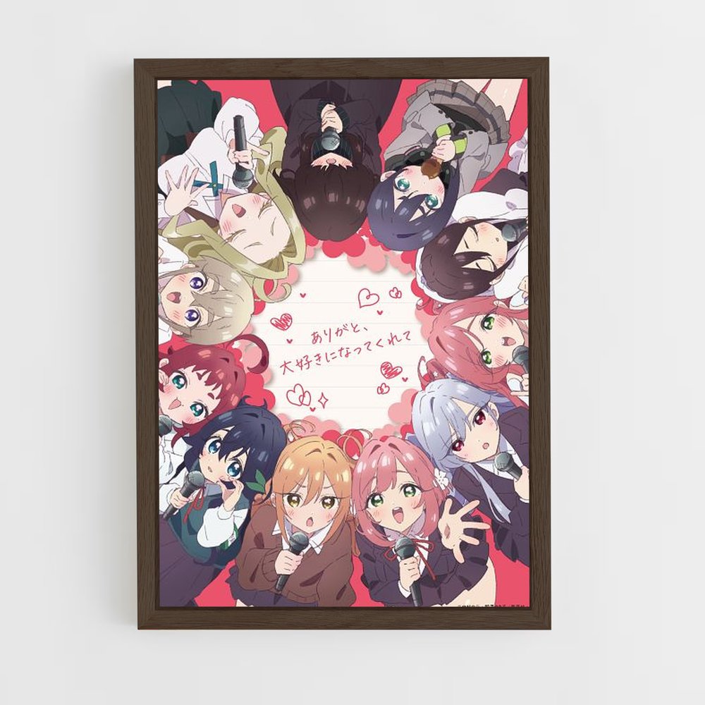 100-girlfriends-7 cadre Bois foncé