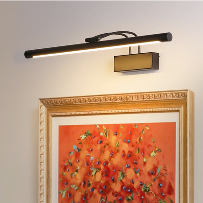 Vintage LED wall lamp for poster