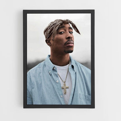 2pac Portrait Poster